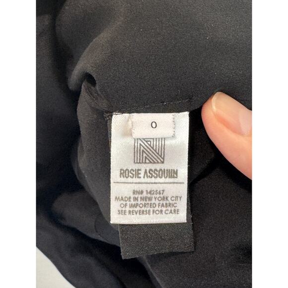 Rosie Assoulin Two Tone Halter Vampire Designer Dress, Size 0, Retail. $1795 - Picture 8 of 11